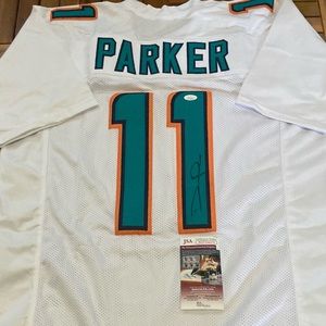 DEVANTE PARKER Signed MIAMI DOLPHINS Jersey JSA